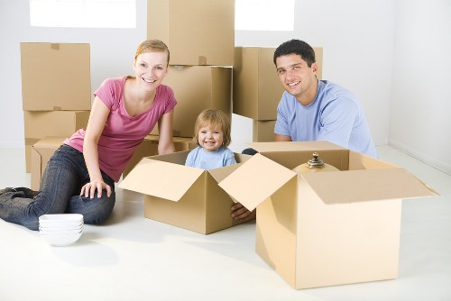 Local moving team handling furniture in Kingston upon Thames