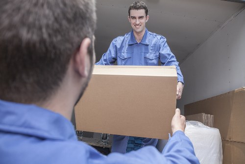 Man and van moving boxes and furniture in Kingston upon Thames