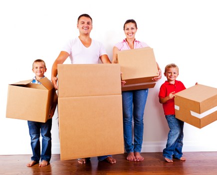 Removal van and moving boxes in Kingston upon Thames