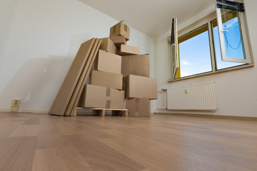 Careful furniture loading for a local house move