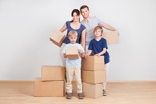 Removal van and moving boxes in Kingston upon Thames