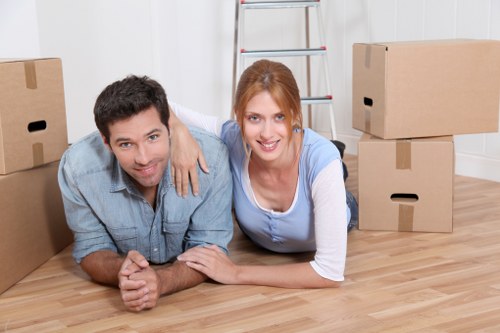 Kingston upon Thames house removal team loading furniture