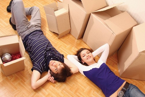 Storage and packing supplies used by removal companies