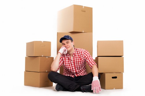 Moving office furniture and equipment locally
